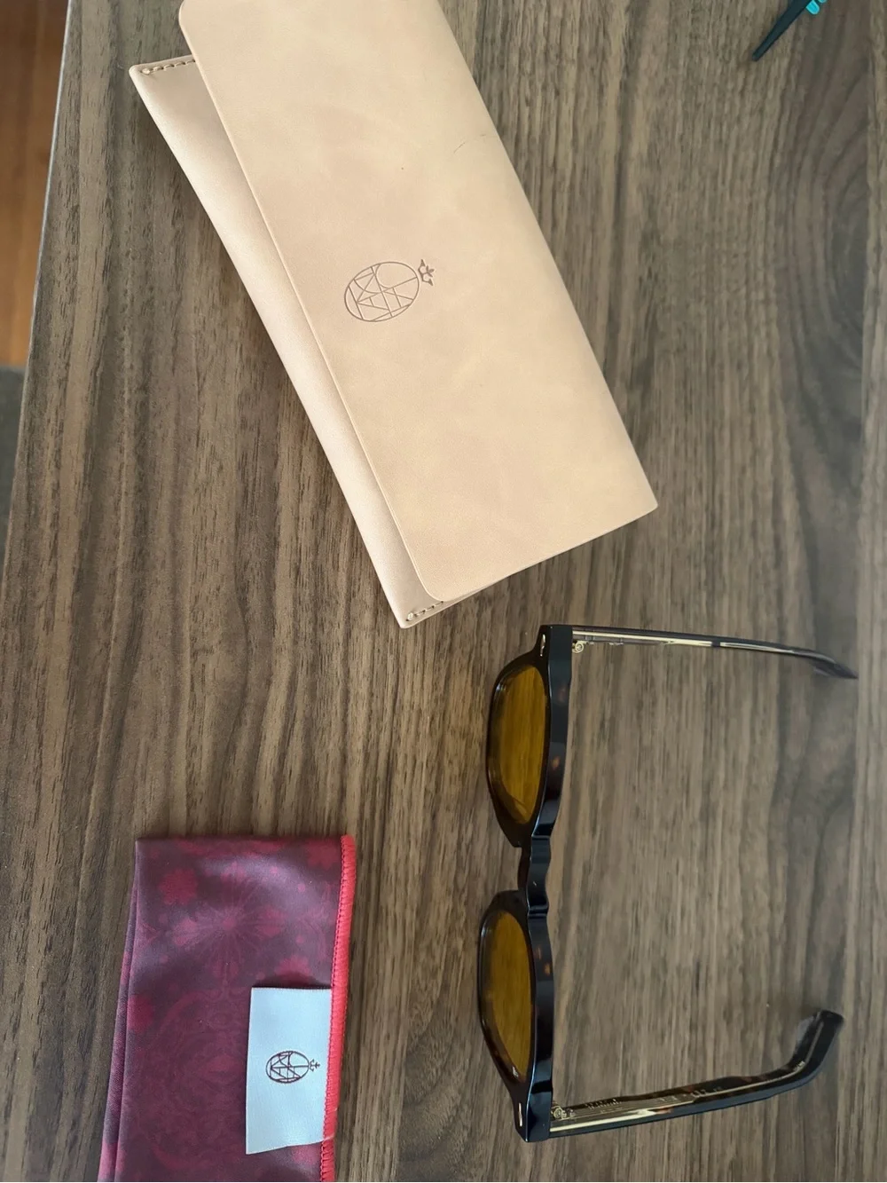 Men's Brown Tortoiseshell Sunglasses with Amber Lenses 1:1 R*E*P mint condition
